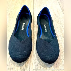 Rothy’s “The Flat” Round Toe Black Size 10.5
